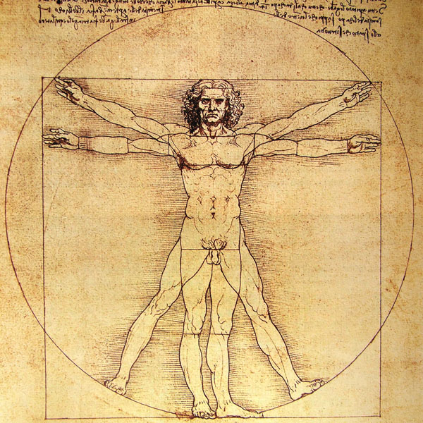 Leonardo da Vinci - Vitruvian man