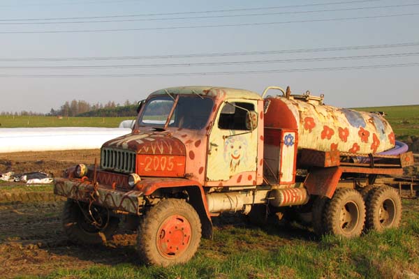 Pomalované auto