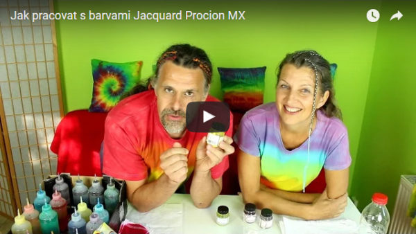 Jak pracovat s barvami Jacquard Procion MX