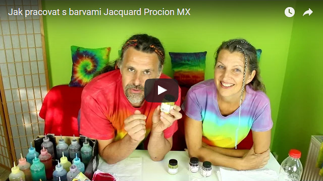 • Jak pracovat s barvami Jacquard Procion MX